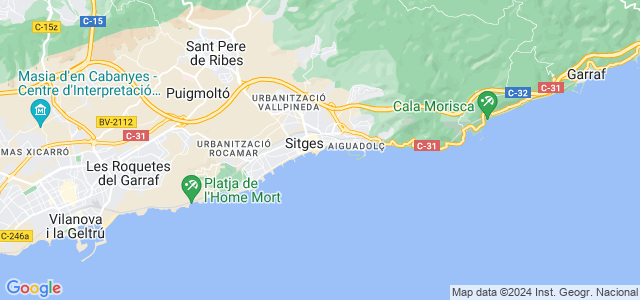 Mapa de Sitges