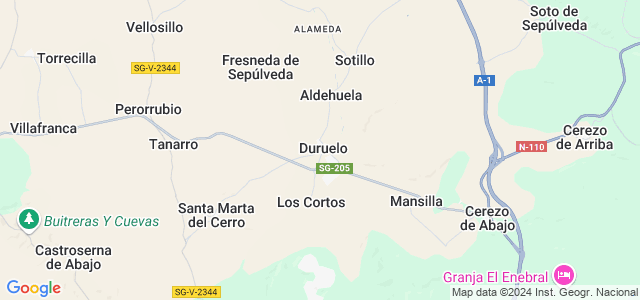 Mapa de Duruelo