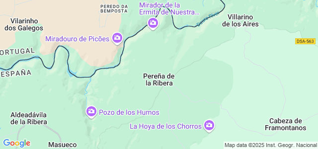 Mapa de Pereña de la Ribera