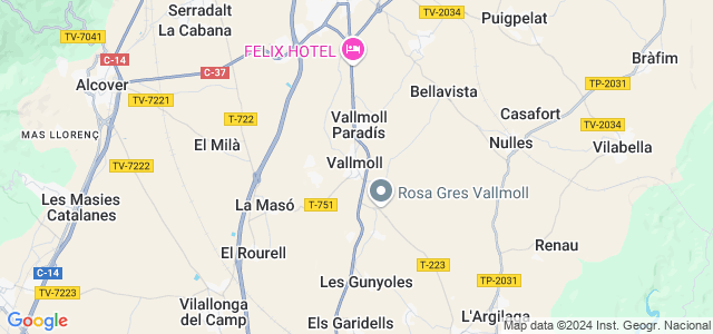 Mapa de Vallmoll