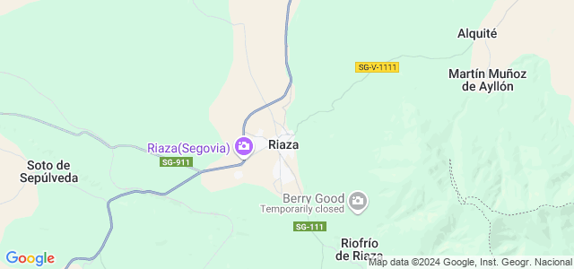 Mapa de Riaza