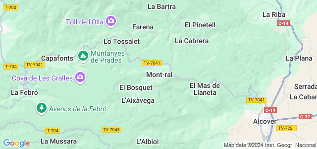 Mapa de Mont-ral