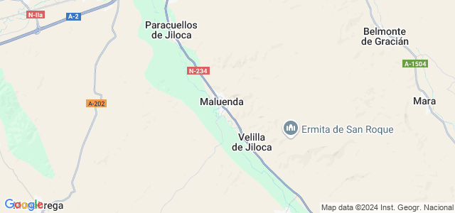 Mapa de Maluenda