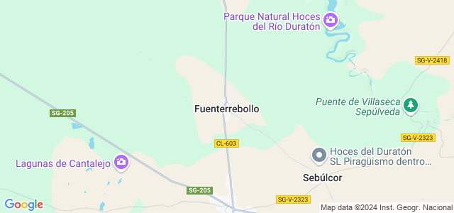 Mapa de Fuenterrebollo