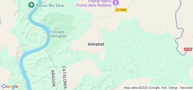 Mapa de Almatret