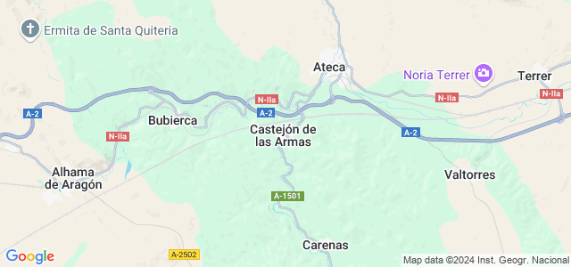 Mapa de Castejón de las Armas