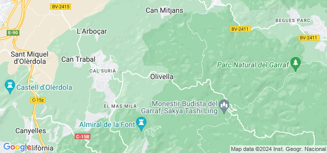 Mapa de Olivella