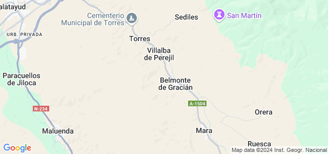 Mapa de Belmonte de Gracián