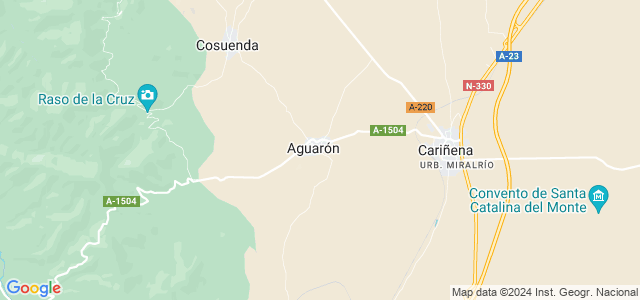 Mapa de Aguarón