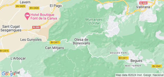 Mapa de Olesa de Bonesvalls
