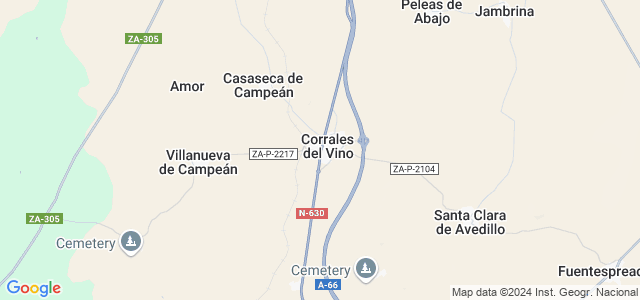 Mapa de Corrales