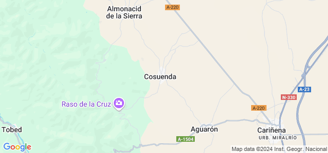 Mapa de Cosuenda