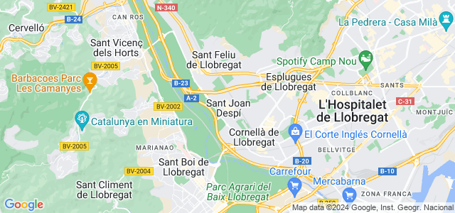 Mapa de Sant Joan Despí