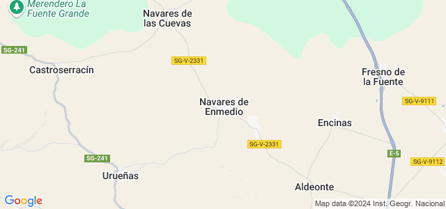 Mapa de Navares de Enmedio