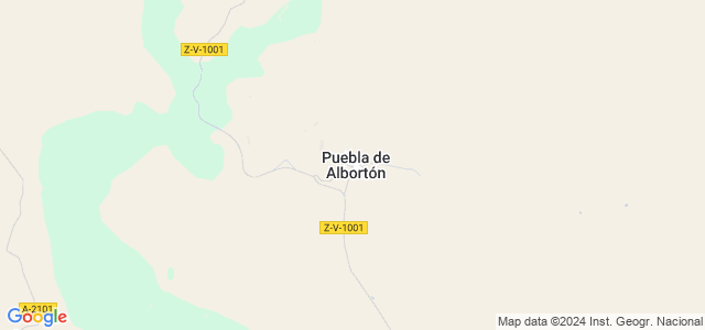 Mapa de Puebla de Albortón