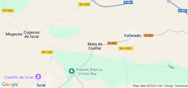 Mapa de Mata de Cuéllar