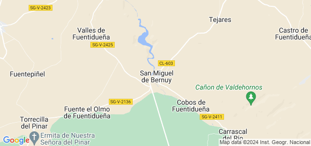Mapa de San Miguel de Bernuy