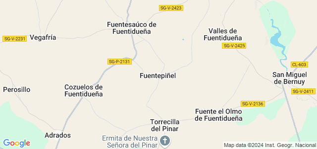 Mapa de Fuentepiñel