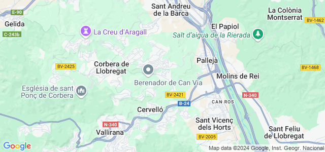 Mapa de Palma de Cervelló