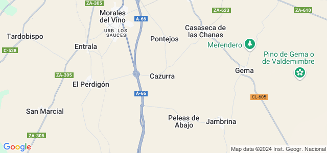 Mapa de Cazurra