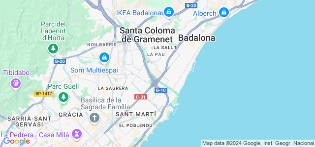 Mapa de Sant Adrià de Besòs