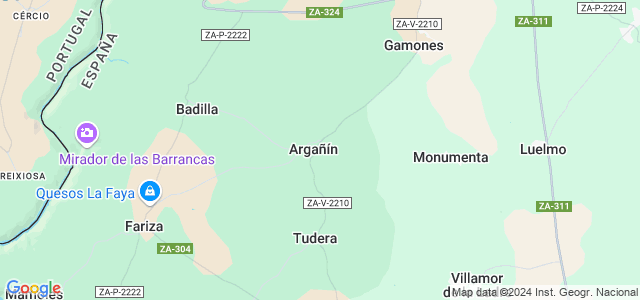 Mapa de Argañín