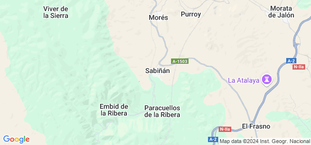 Mapa de Sabiñán