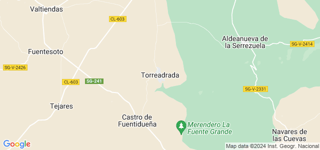 Mapa de Torreadrada