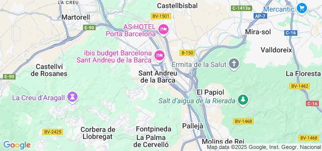 Mapa de Sant Andreu de la Barca