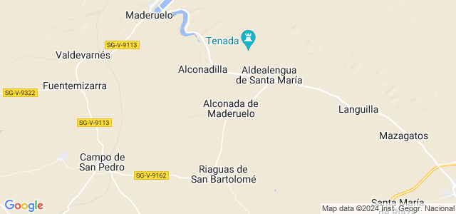 Mapa de Alconada de Maderuelo