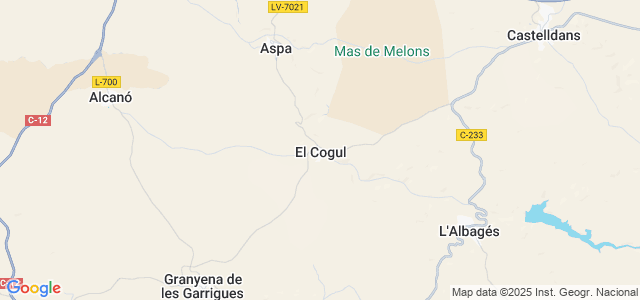 Mapa de Cogul