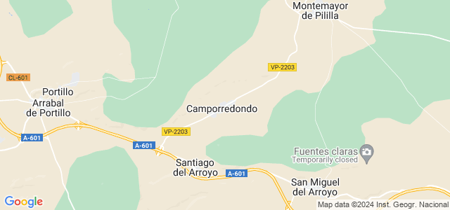 Mapa de Camporredondo