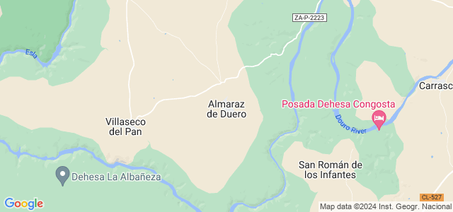 Mapa de Almaraz de Duero