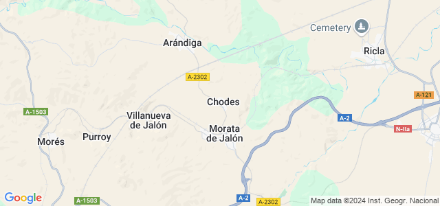 Mapa de Chodes