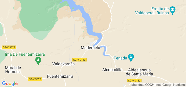 Mapa de Maderuelo