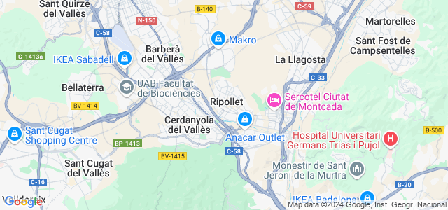 Mapa de Ripollet