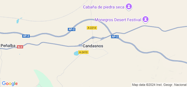 Mapa de Candasnos