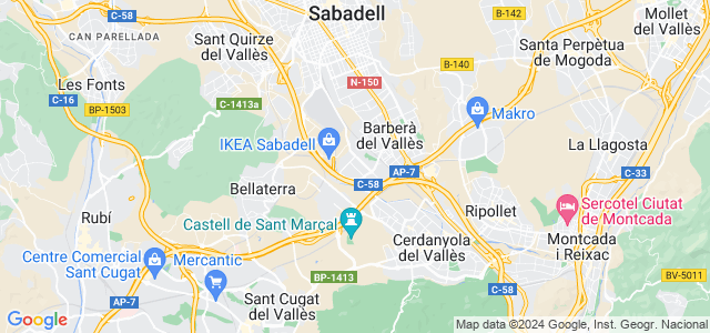 Mapa de Badia del Vallès