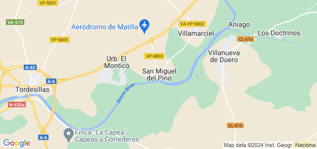Mapa de San Miguel del Pino