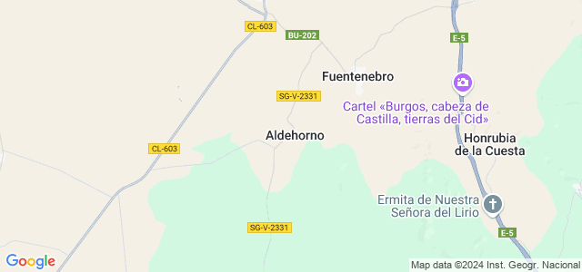 Mapa de Aldehorno