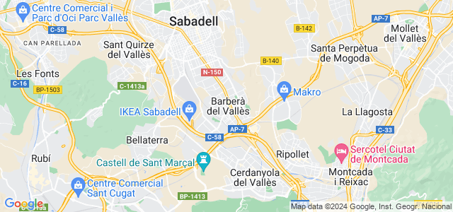 Mapa de Barberà del Vallès