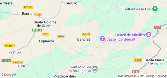 Mapa de Bellprat