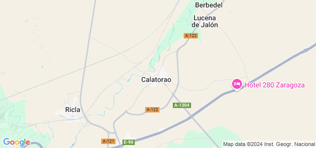 Mapa de Calatorao