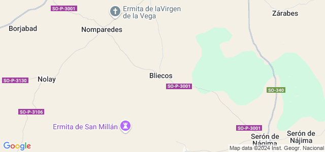 Mapa de Bliecos