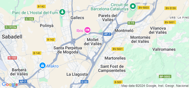 Mapa de Mollet del Vallès