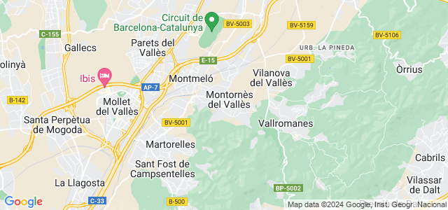 Mapa de Montornès del Vallès