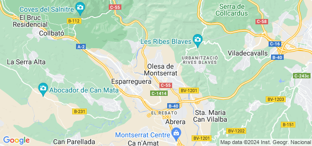 Mapa de Olesa de Montserrat