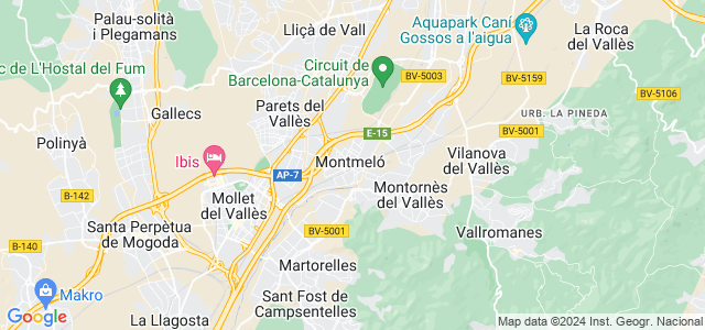 Mapa de Montmeló