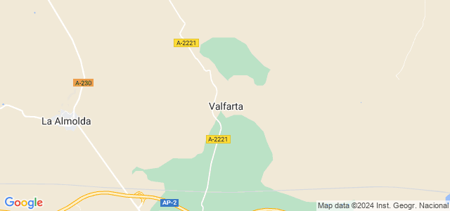 Mapa de Valfarta