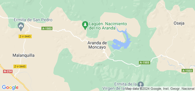 Mapa de Aranda de Moncayo